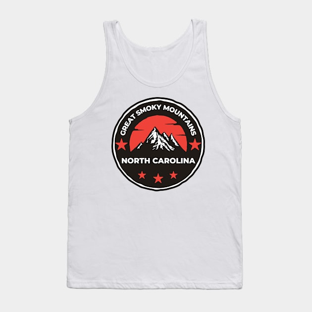 Great Smoky Mountains North Carolina - Travel Tank Top by Famgift